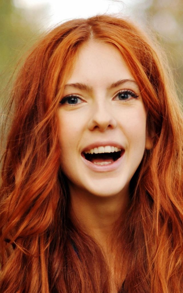 Cute Happy Redhead Girl 4k Ultra Hd Mobile Wallpaper