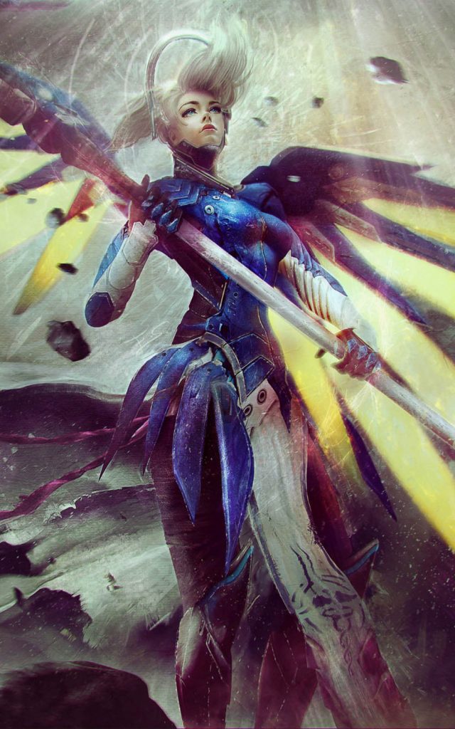 Mercy Overwatch Game 2017 4K Ultra HD Mobile Wallpaper