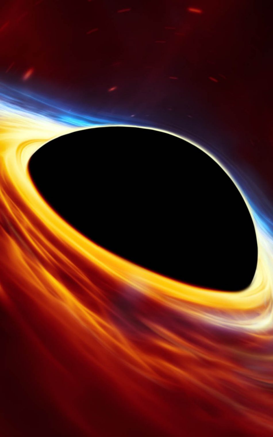 Gargantua black hole Wallpaper 4K Wormhole Interstellar Cosmos 9621