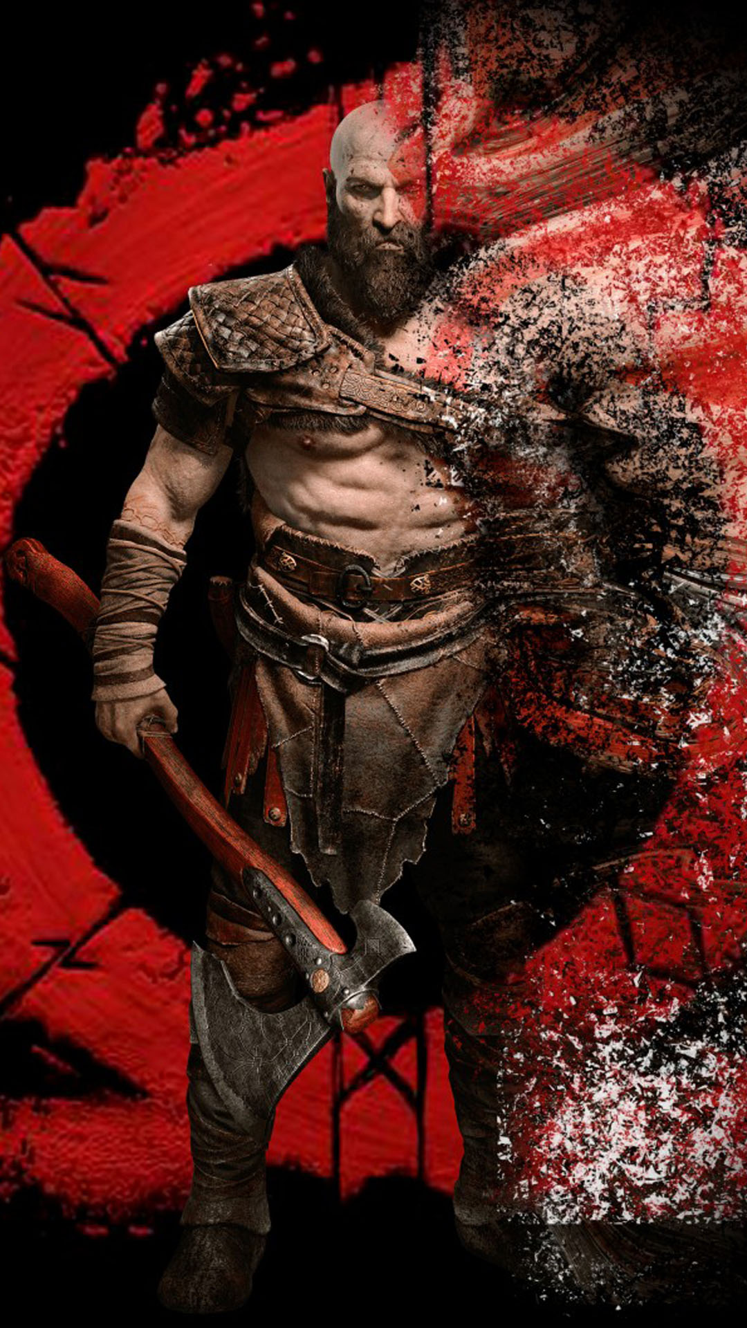 Kratos vs Thor God of War Ragnarok 4K Art Wallpaper HD PC 3581j