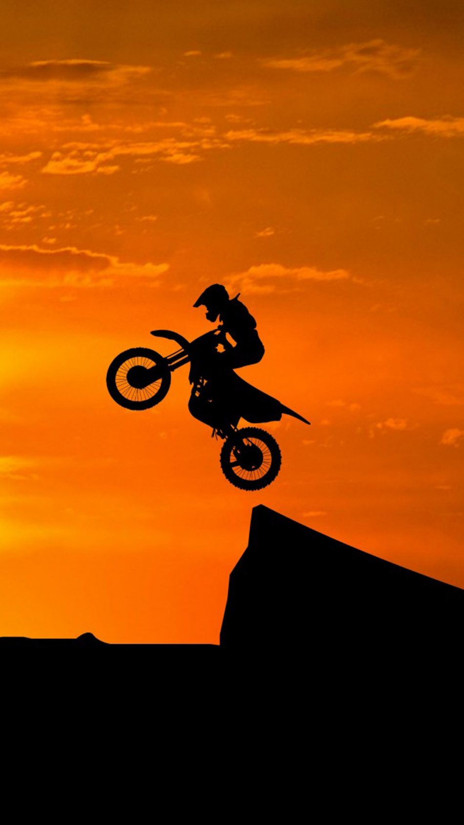 Dirt Bikes Stunts Sunset 4K Ultra HD Mobile Wallpaper
