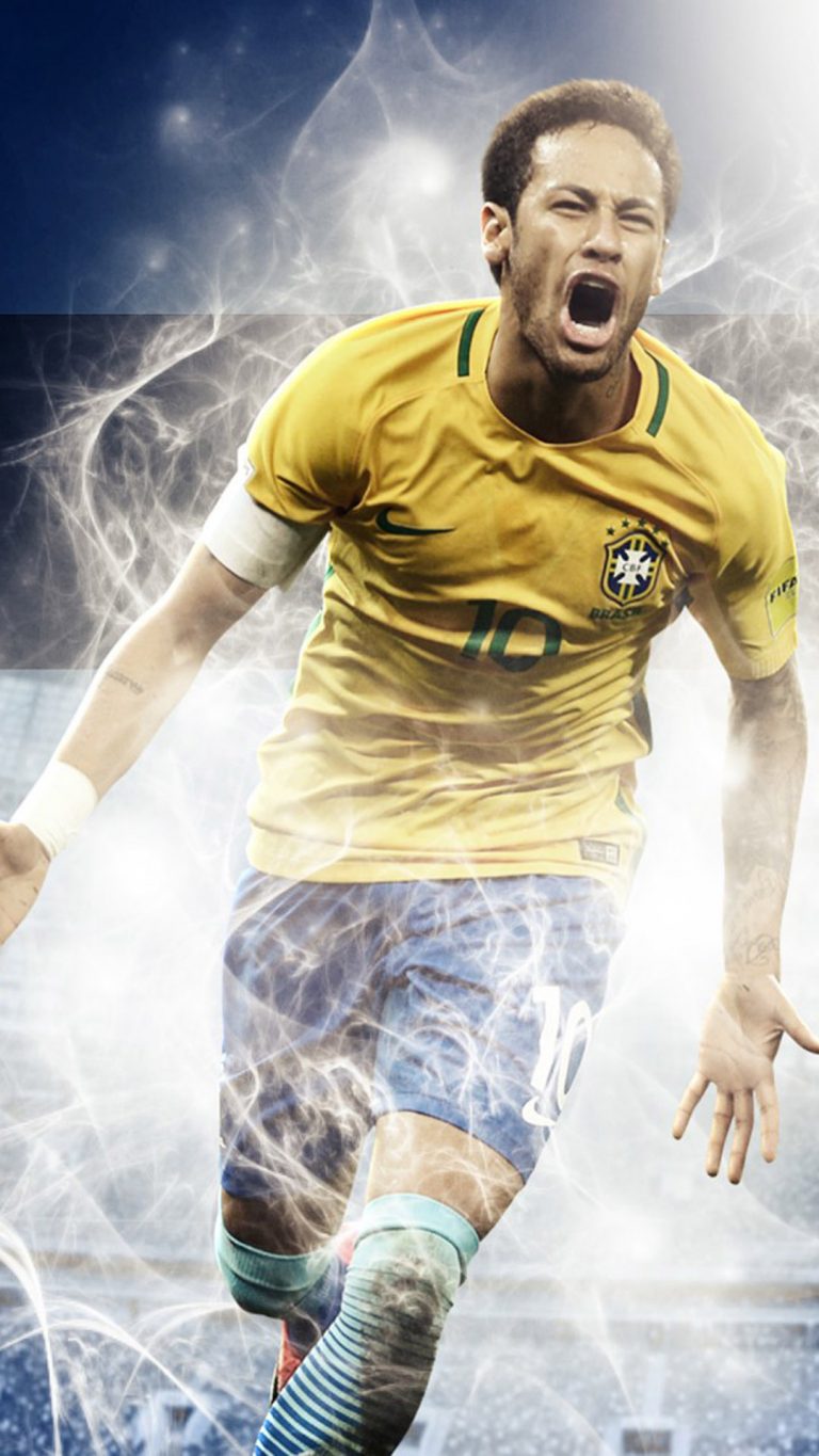 Neymar Brazil FIFA World Cup 2018 4K Ultra HD Mobile Wallpaper