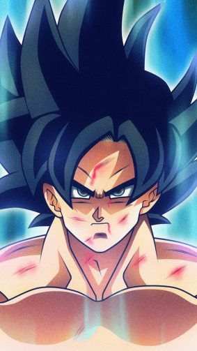 Download Goku 4k Ultra Hd Face-to-face With Vegeta Wallpaper | Wallpapers .com