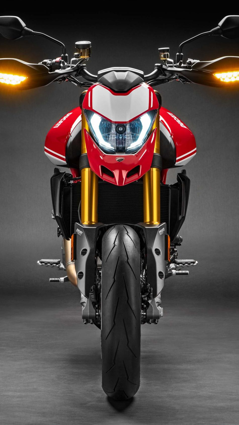 Ducati Panigale V4 Red in Runway 4K wallpaper download
