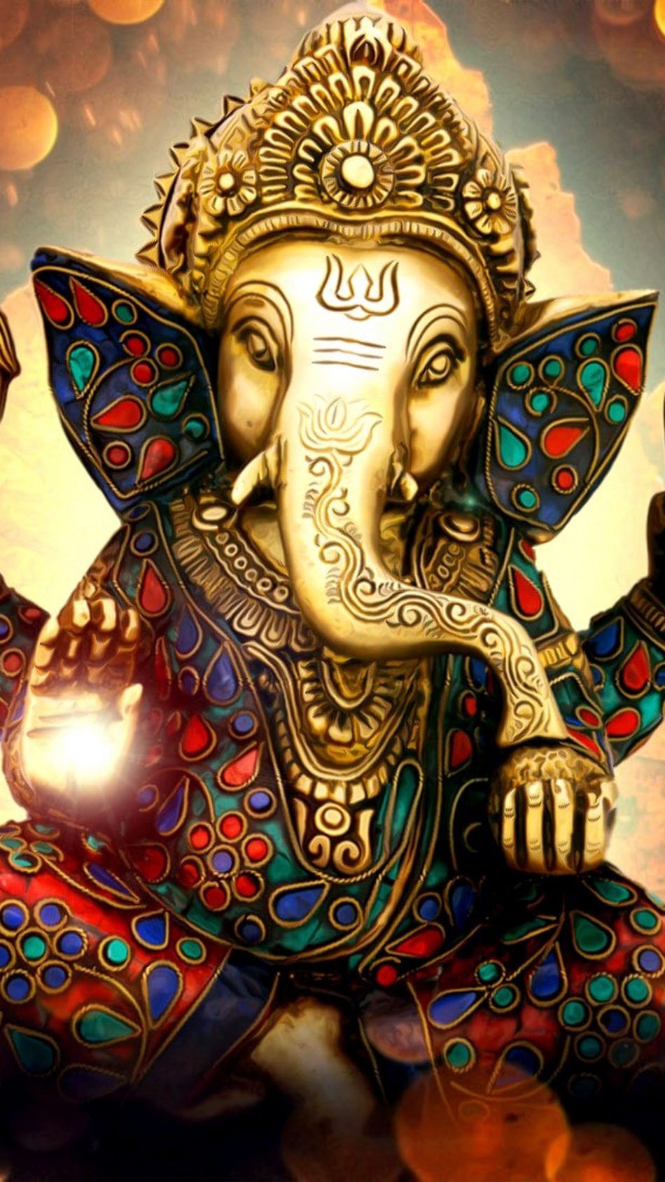 🔥 Amoled Ganesha Mobile Phone Wallpaper HD Download | MyGodImages