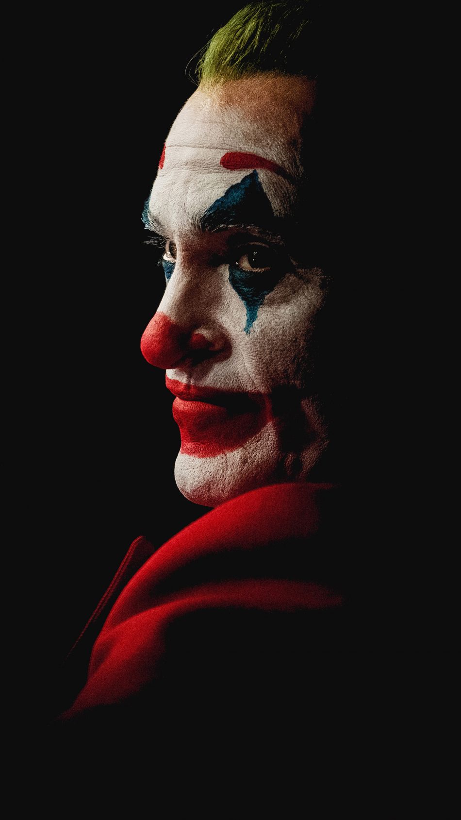 Joaquin Phoenix Joker Black Background 4K Ultra HD Mobile Wallpaper