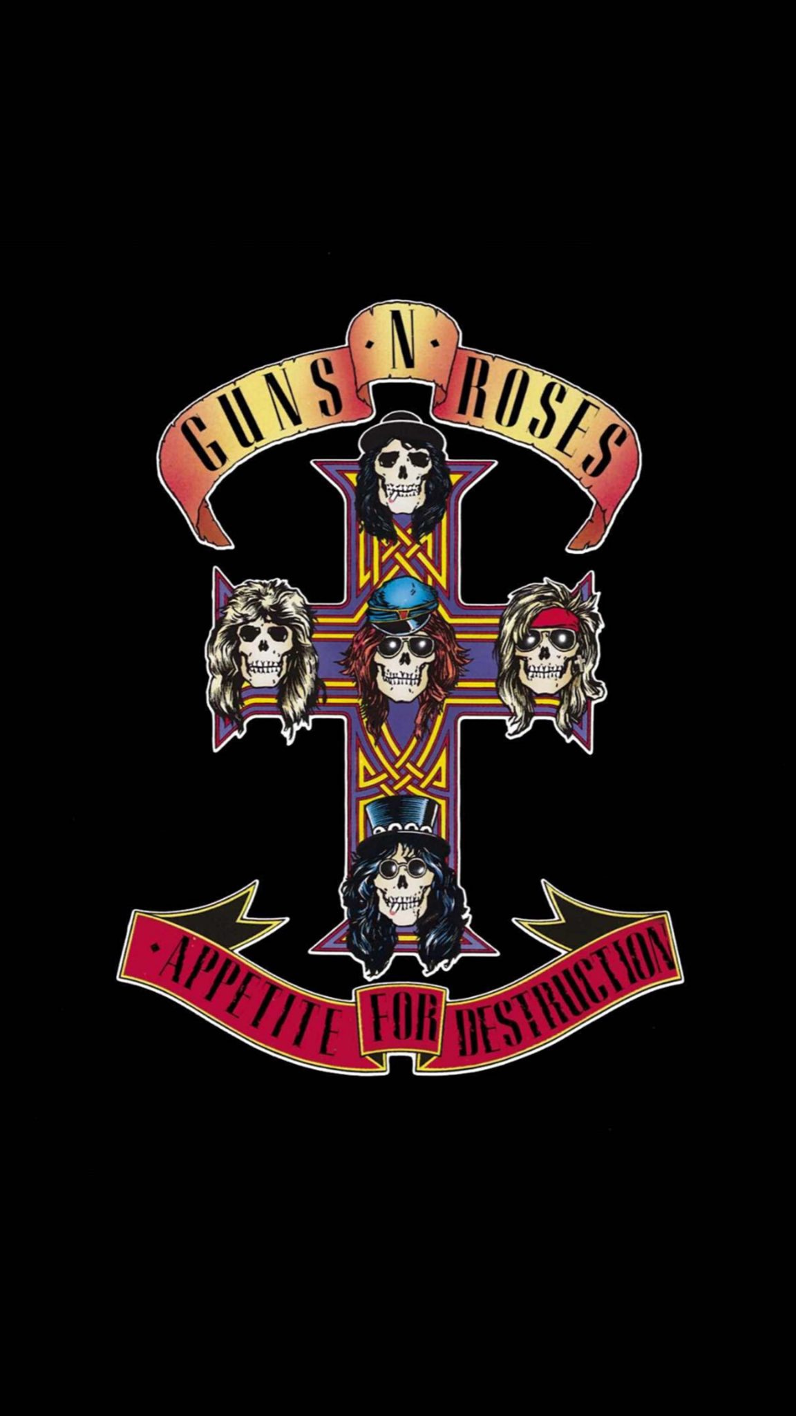 guns-n-roses-logo-4k-ultra-hd-mobile-wallpaper