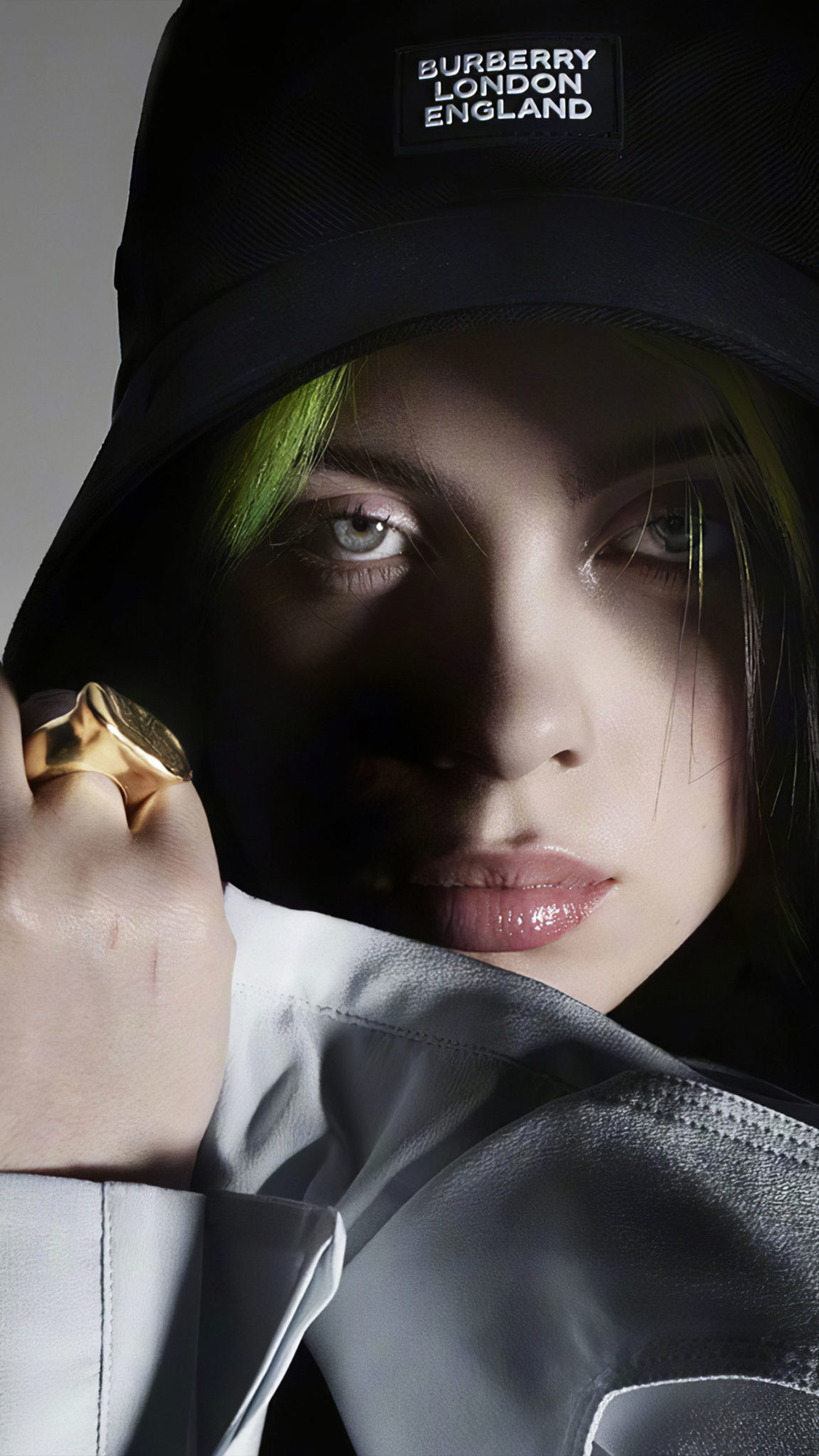 Billie Eilish Black Cap 4K Ultra HD Mobile Wallpaper