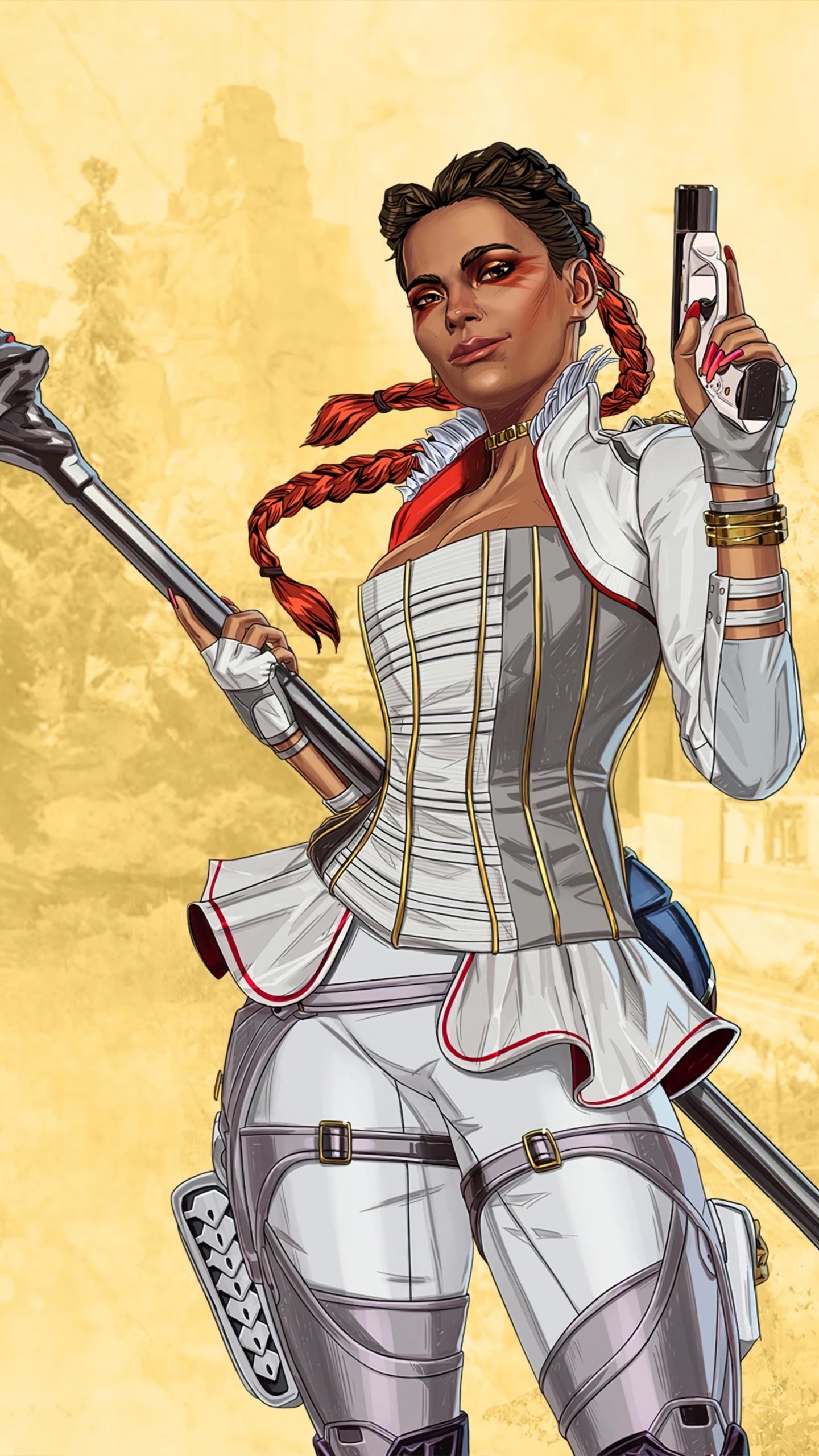 Loba Andrade brunette napami video game characters Apex Legends   2560x1440 Wallpaper  wallhavencc