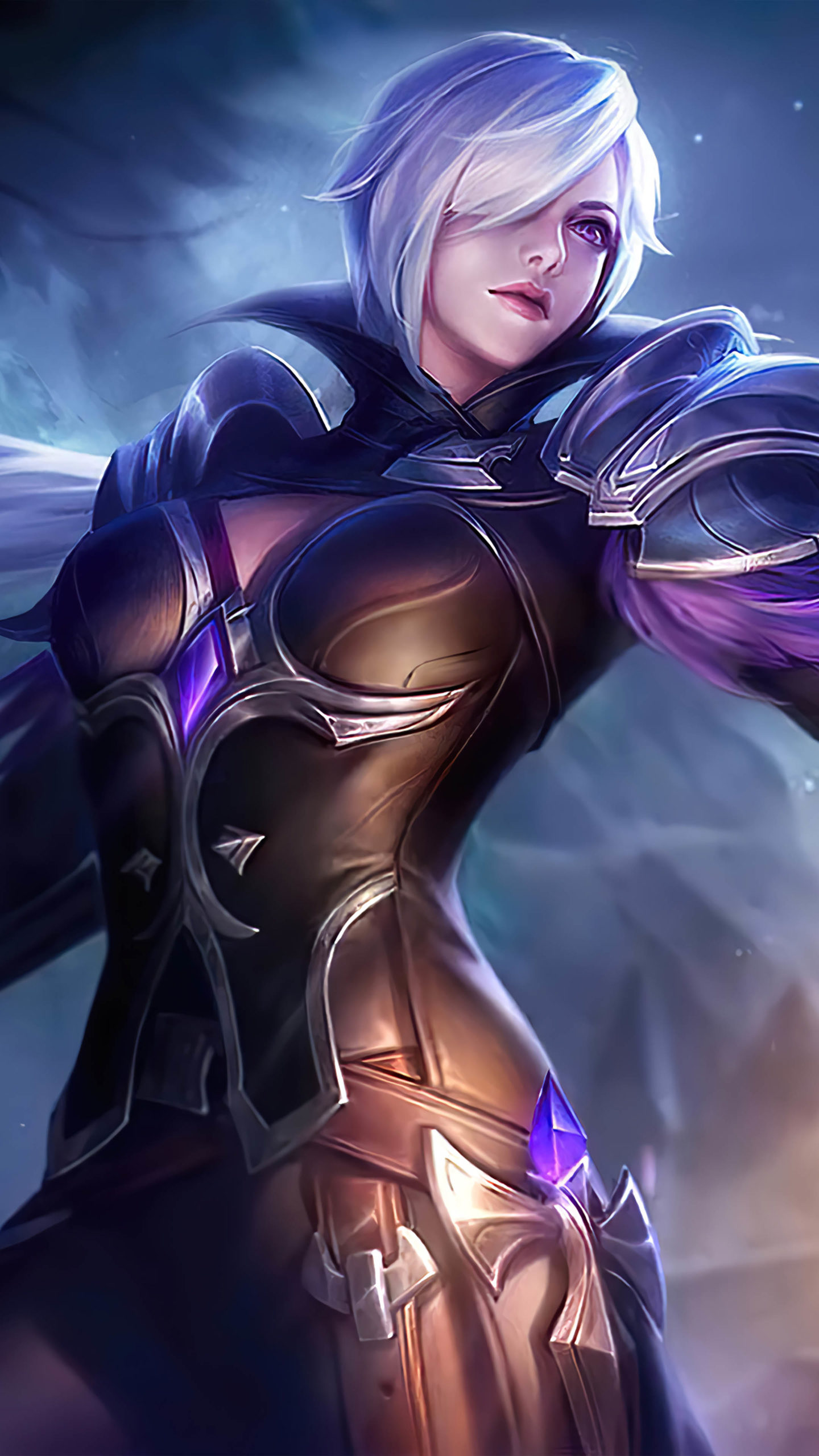 Silvanna Midnight Justice Mobile Legends K Ultra Hd Mobile Wallpaper