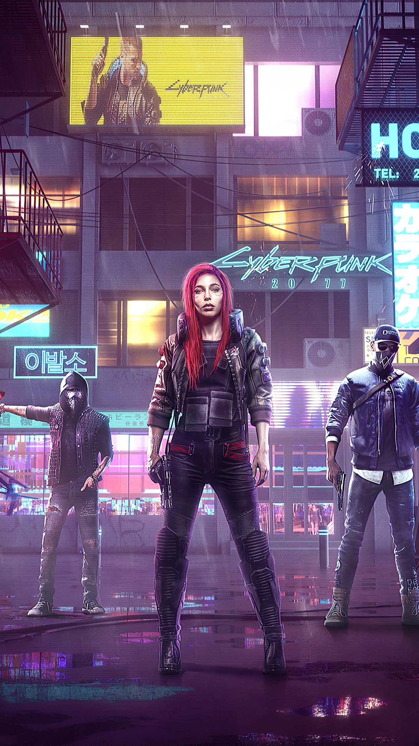 Cyberpunk 2077 Mobile Wallpapers HD Cyberpunk 2077 Backgrounds Free  Images Download