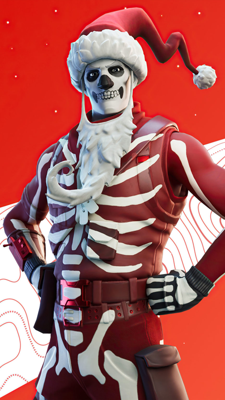 Christmas Skin Fortnite 2020 4K Ultra HD Mobile Phone Wallpaper