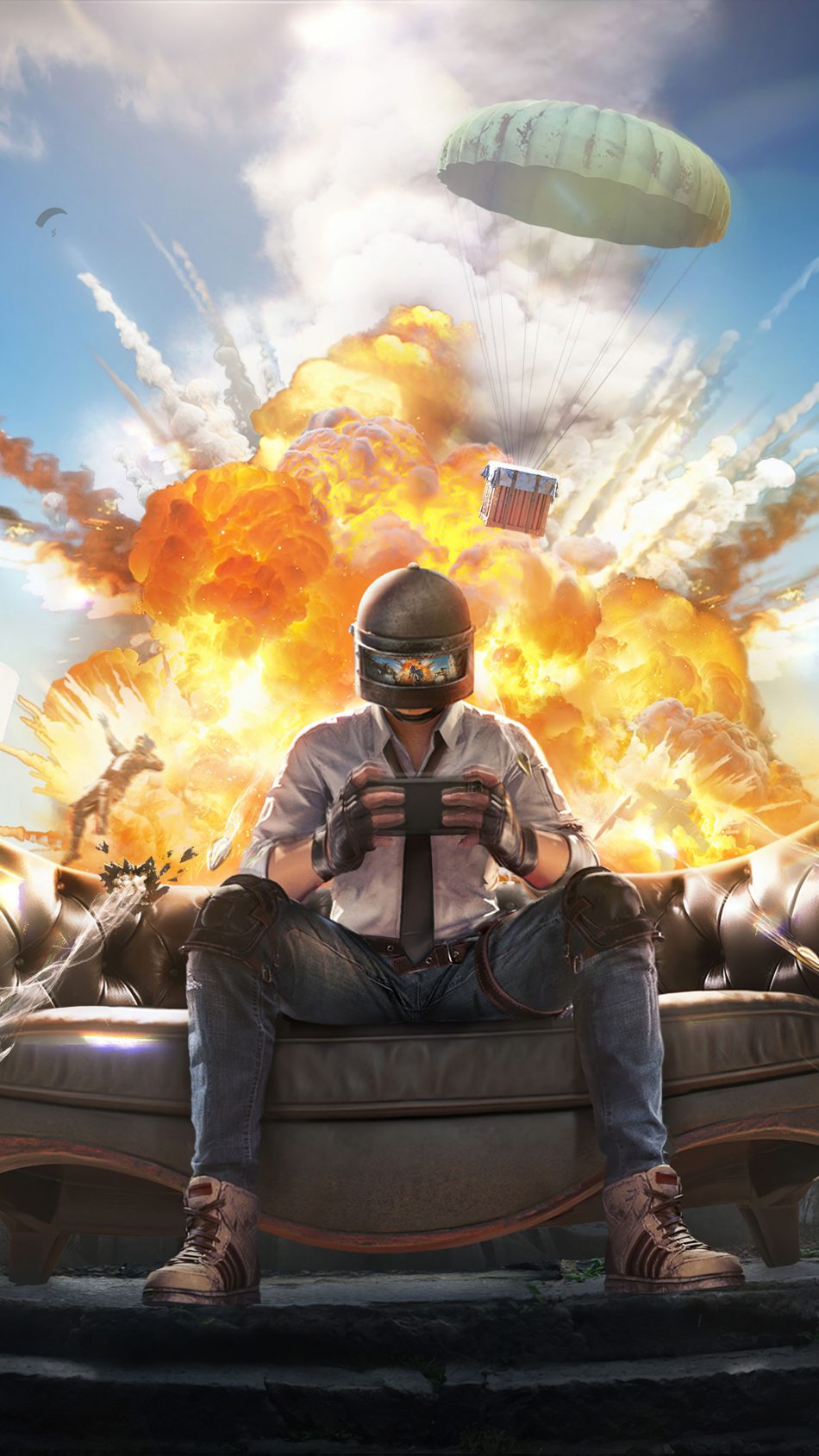 PUBG 2022 Gaming Poster Explosion Background 4K Ultra HD Mobile ...