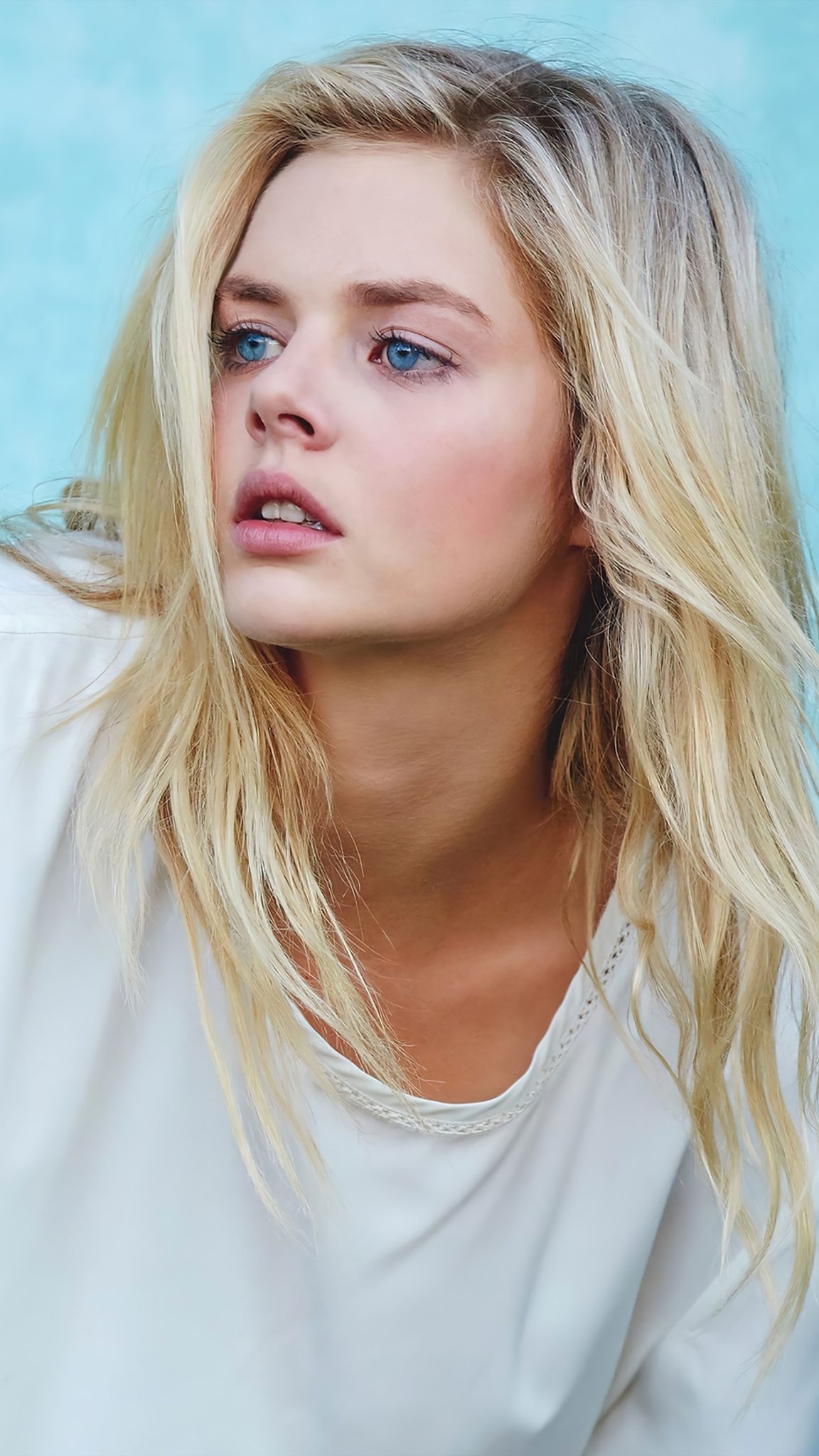 Samara Weaving Blue Eyes Blonde Actress 2022 4K Ultra HD Mobile Phone ...