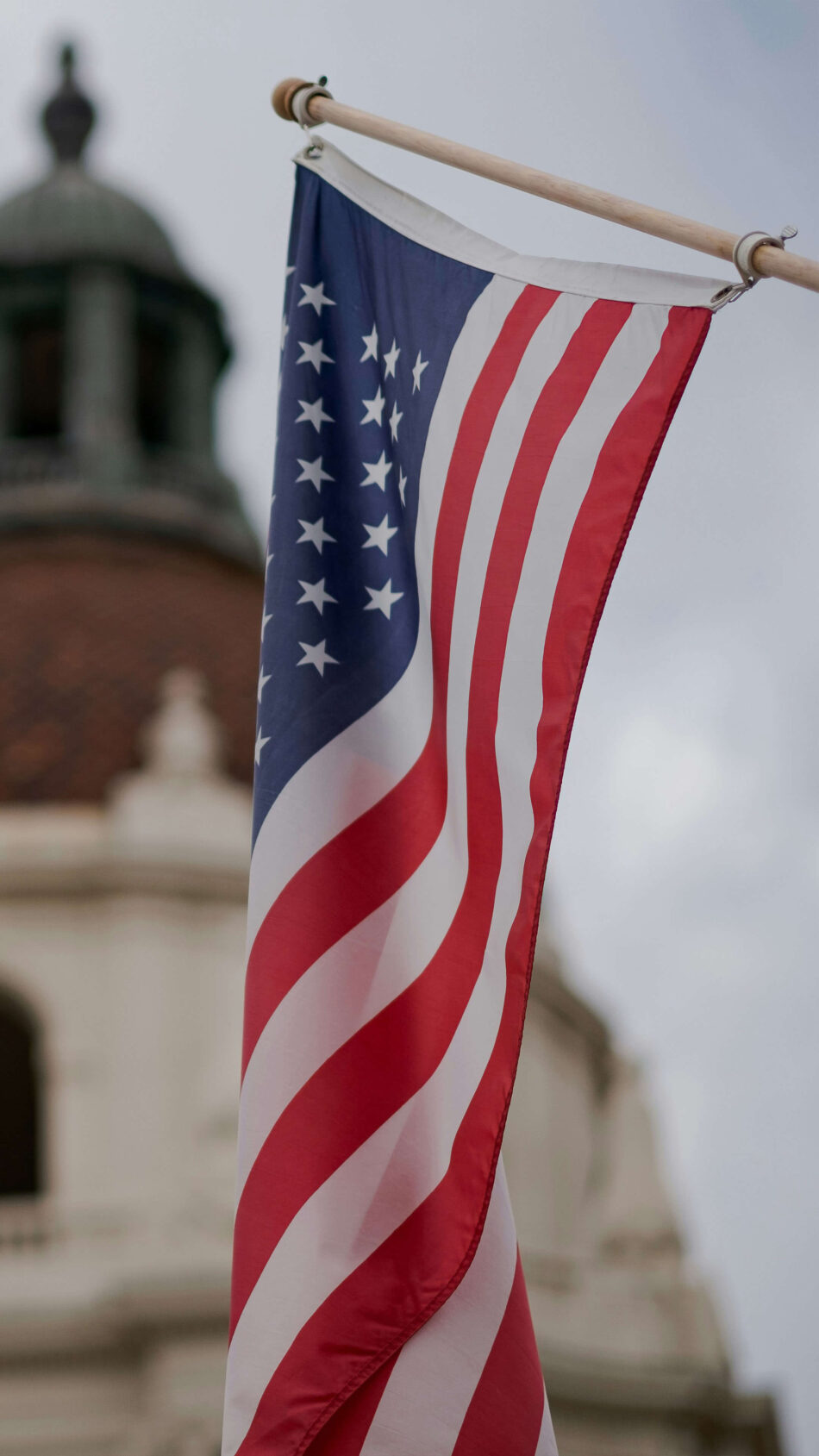 American Flag Washington 4K Ultra HD Mobile Wallpaper