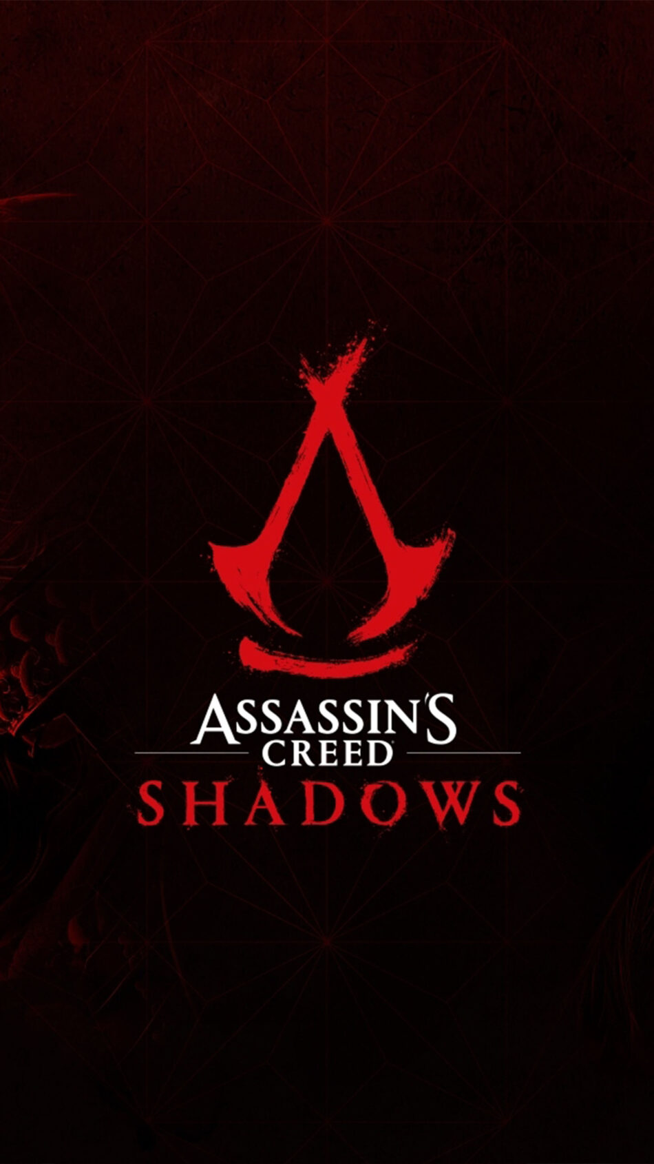 Assassin's Creed Shadows Game Logo 4K Ultra HD Mobile Wallpaper