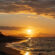 Golden Sunset Evening Sea Beach 4K Ultra HD Mobile Wallpaper
