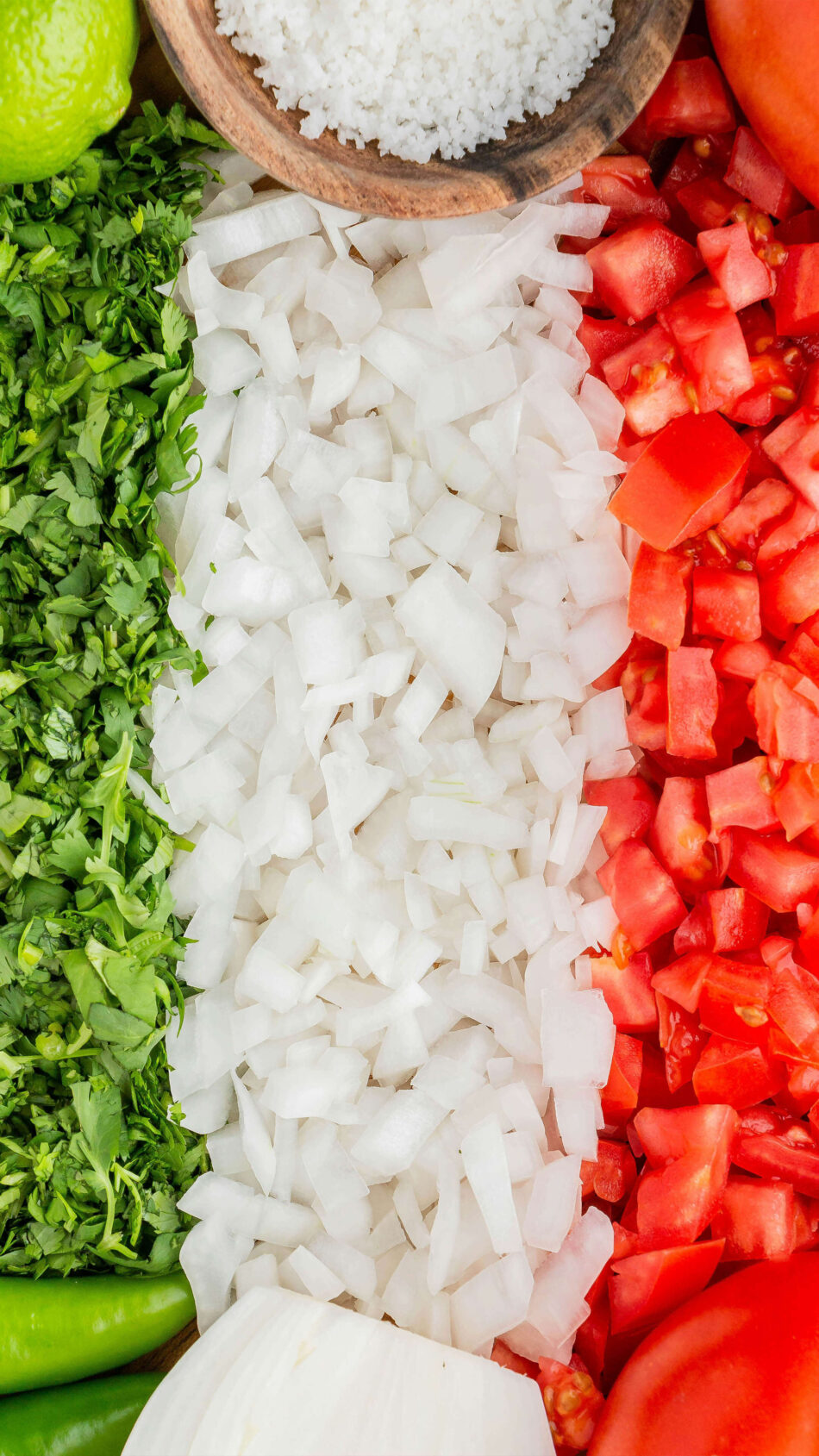 Mexican Flag Made of Veggies Rice 4K Ultra HD Mobile Wallpaper