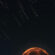 Red Moon Night Sky Shooting Stars 4K Ultra HD Mobile Wallpaper