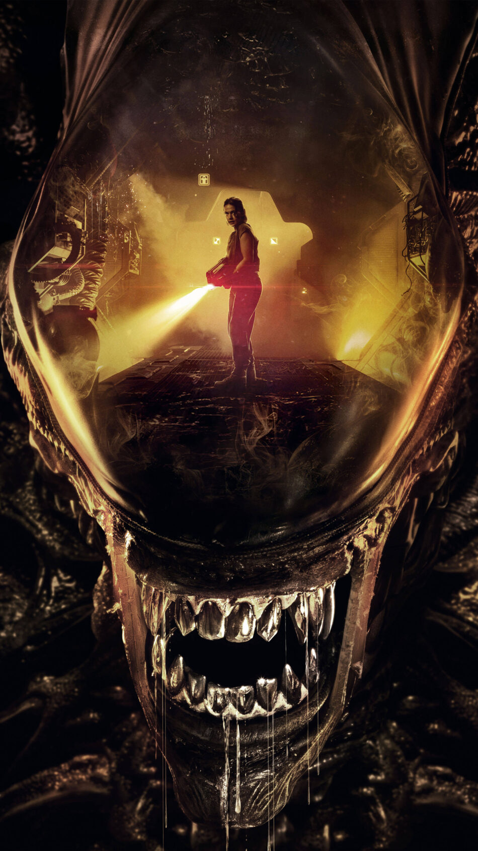 Alien - Romulus Movie Poster 4K Ultra HD Mobile Wallpaper