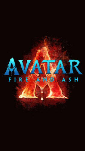 Avatar Fire And Ash Movie Logo 4K Ultra HD Mobile Phone Wallpaper