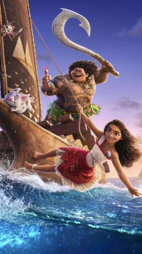 Moana 2 Movie Poster 2024 4K Ultra HD Mobile Phone Wallpaper