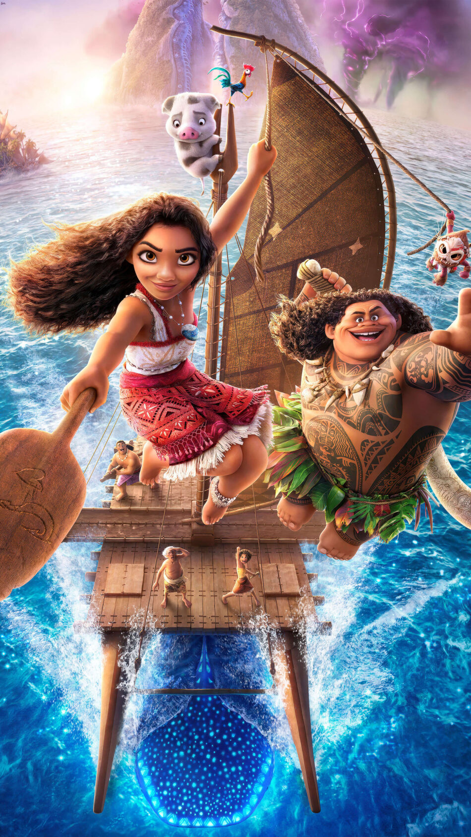 Moana 2 4DX 2024 Poster 4K Ultra HD Mobile Phone Wallpaper