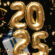 New Year 2025 Golden Balloon Gifts 4k Ultra HD Mobile Phone Wallpaper