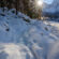 Snowy Forest Path Sunrise Mountains 4K Ultra HD Mobile Phone Wallpaper