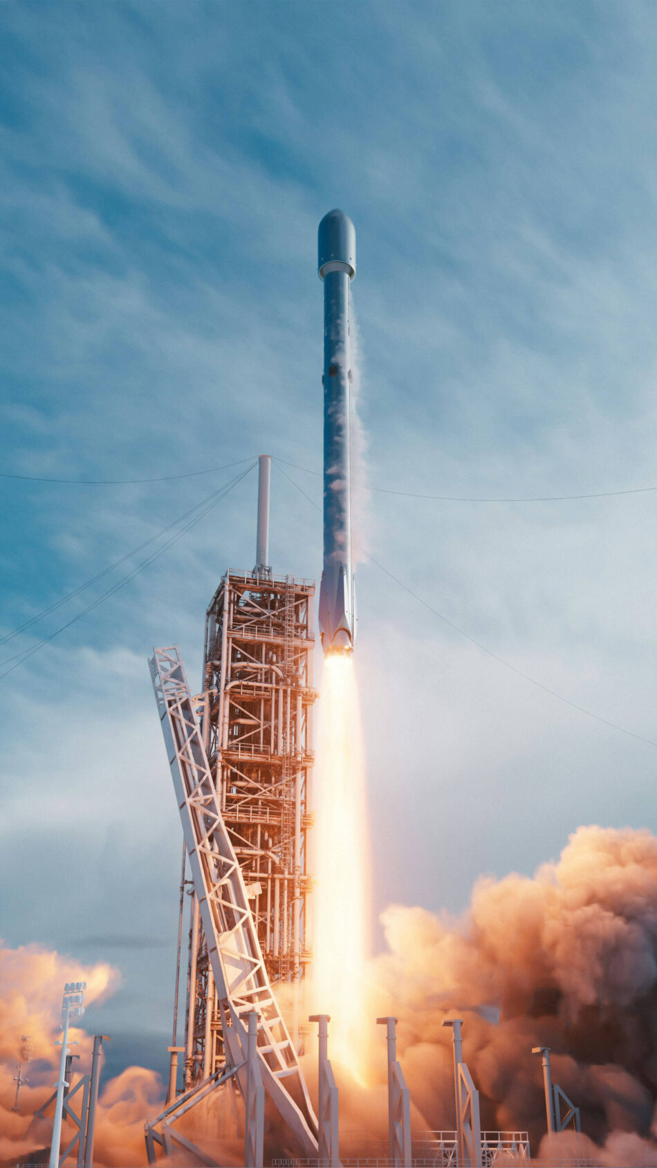 Advance Rocket Launch 4K Ultra HD Mobile Phone Wallpaper