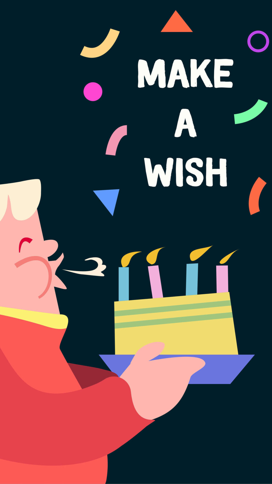 Make A Wish Digital Art 4K Ultra HD Mobile Phone Wallpaper