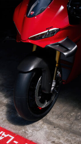 Red Ducati Panigale V4 2025 4K Ultra HD Mobile Phone Wallpaper