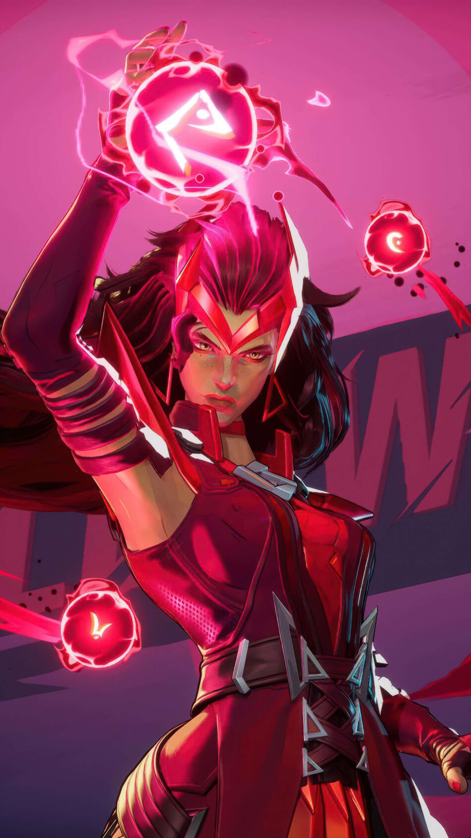 Scarlet Witch Marvel Rivals 4K Ultra HD Mobile Phone Wallpaper